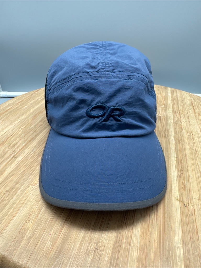 Outdoor Research Hat Cap Strap Back Mens One Size Blue Swift Cap Mesh Running